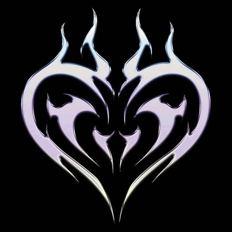 Tribal Heart Tattoo for Emo and Goth