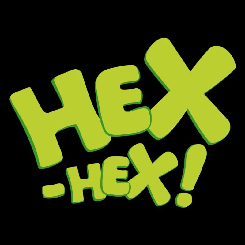 Bibi Blocksberg Hex-hex! Typo grün