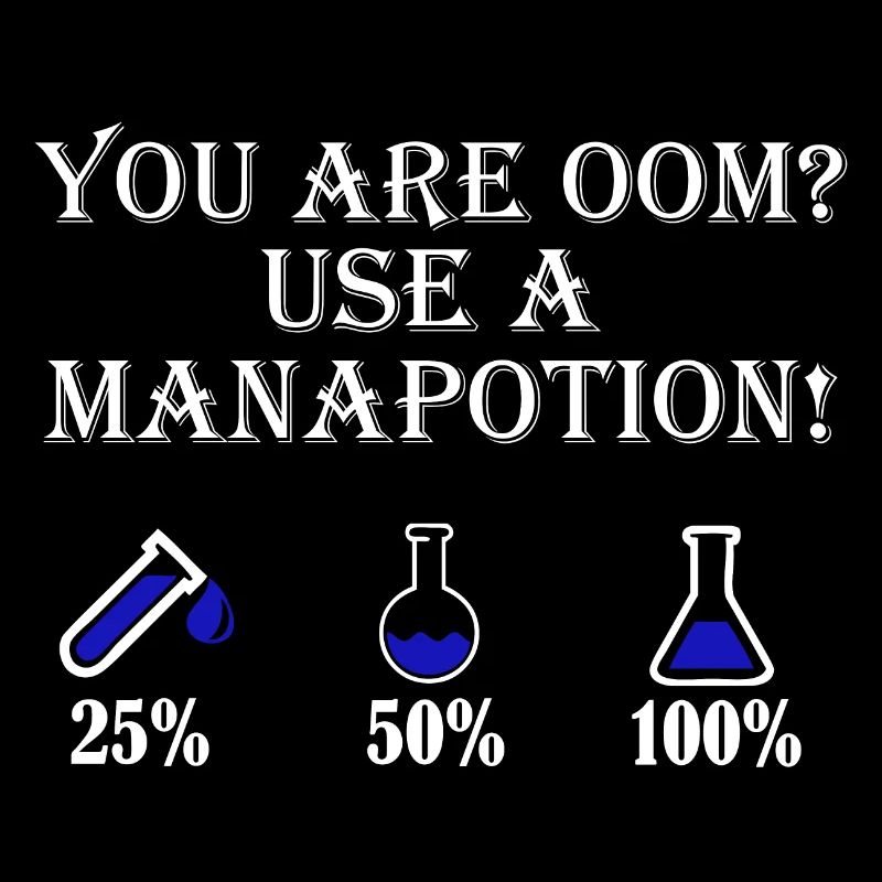 Use a mana potion for gamers