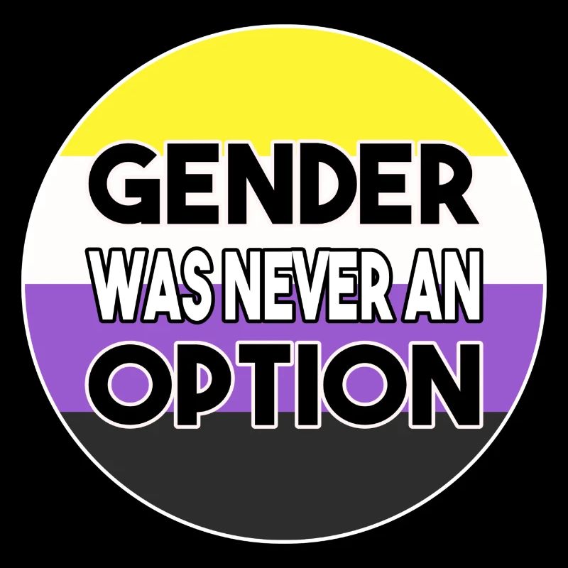 Non-binary nonbinary gender nonbinary saying