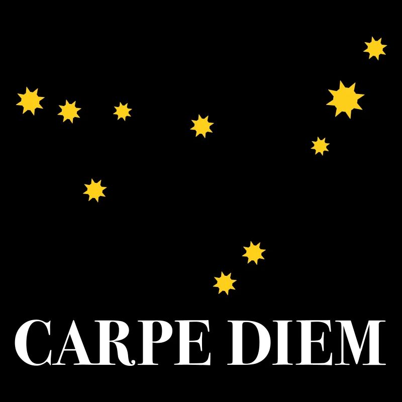Carpe Diem nutze den Tag Sternbild Steinbock Deneb