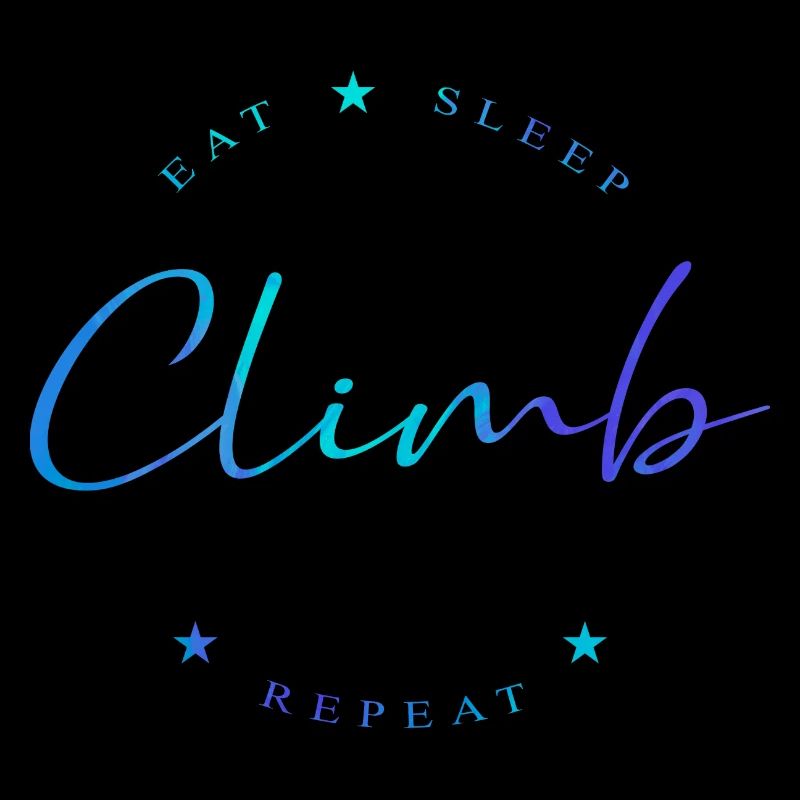 Eat Sleep Climb Repeat Rock Boulder Bouldering Roc