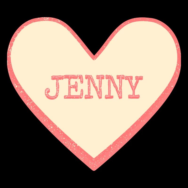 Jenny Name First Name Pink Sugar Heart