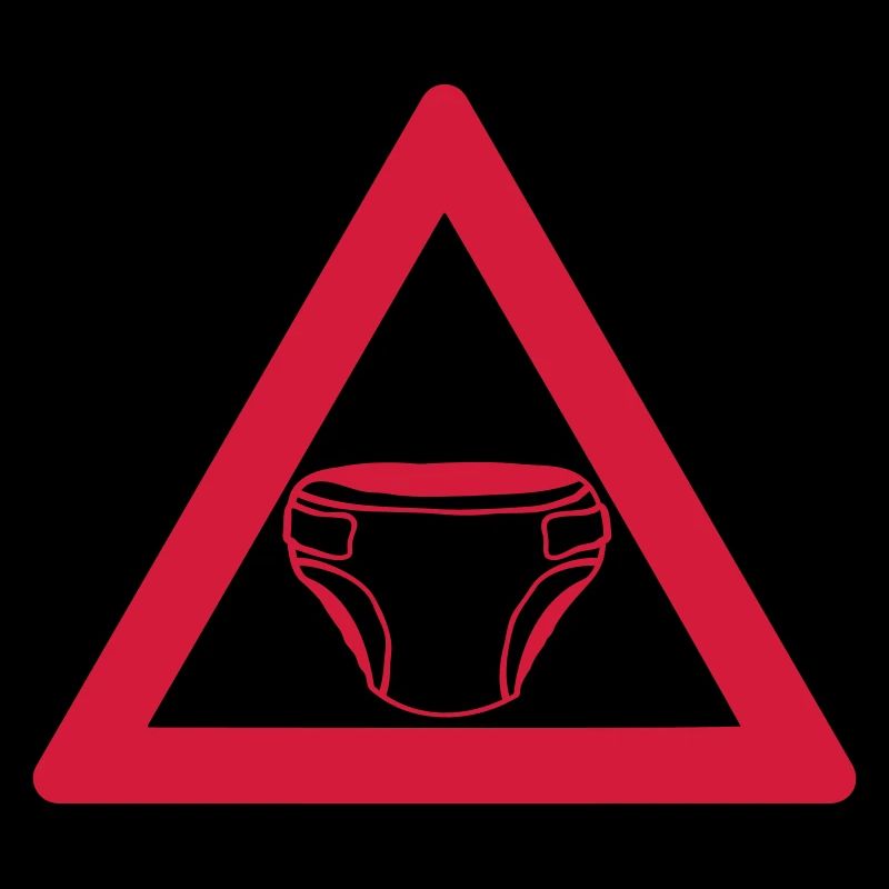 Warning Diaper Shield
