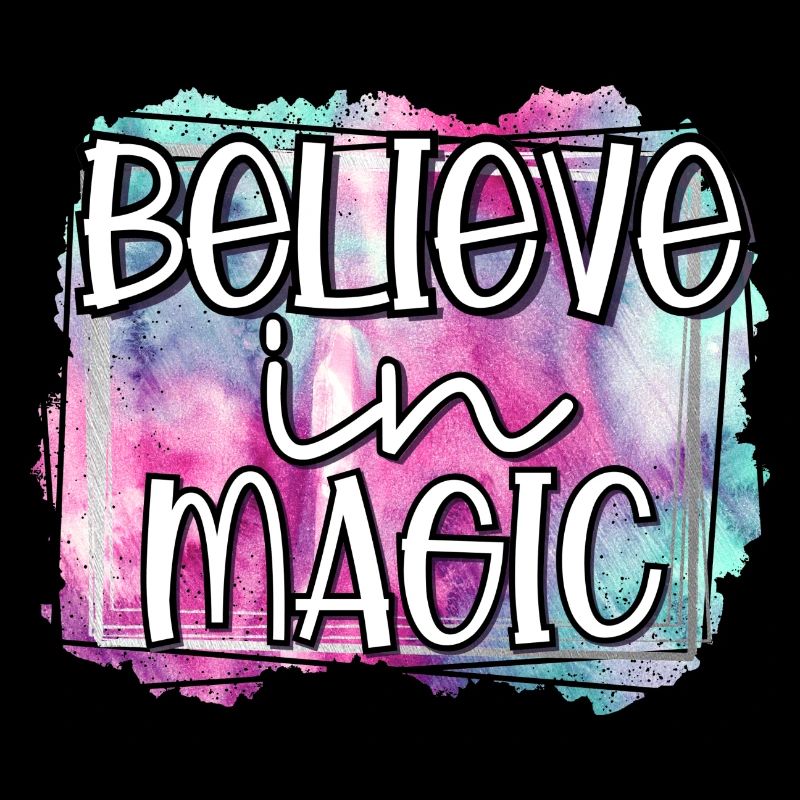 Einhorn Believe in Magic Pferd Regenbogen Fee