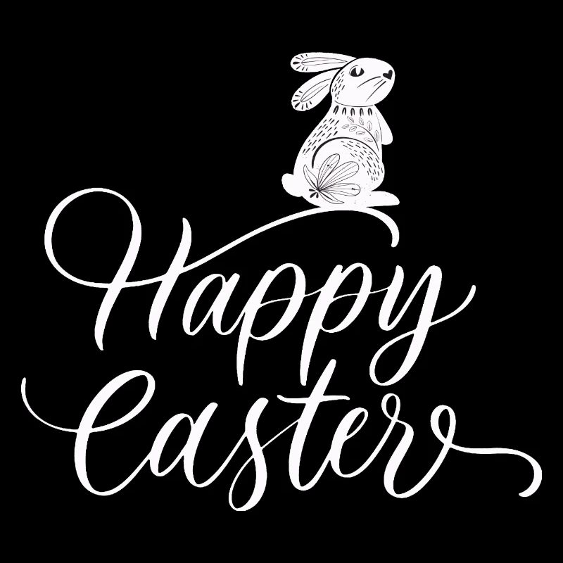 Happy Easter, Funny Easter Rabbit, Easter Hunting