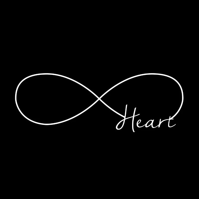 Infinity sign infinity sign heart