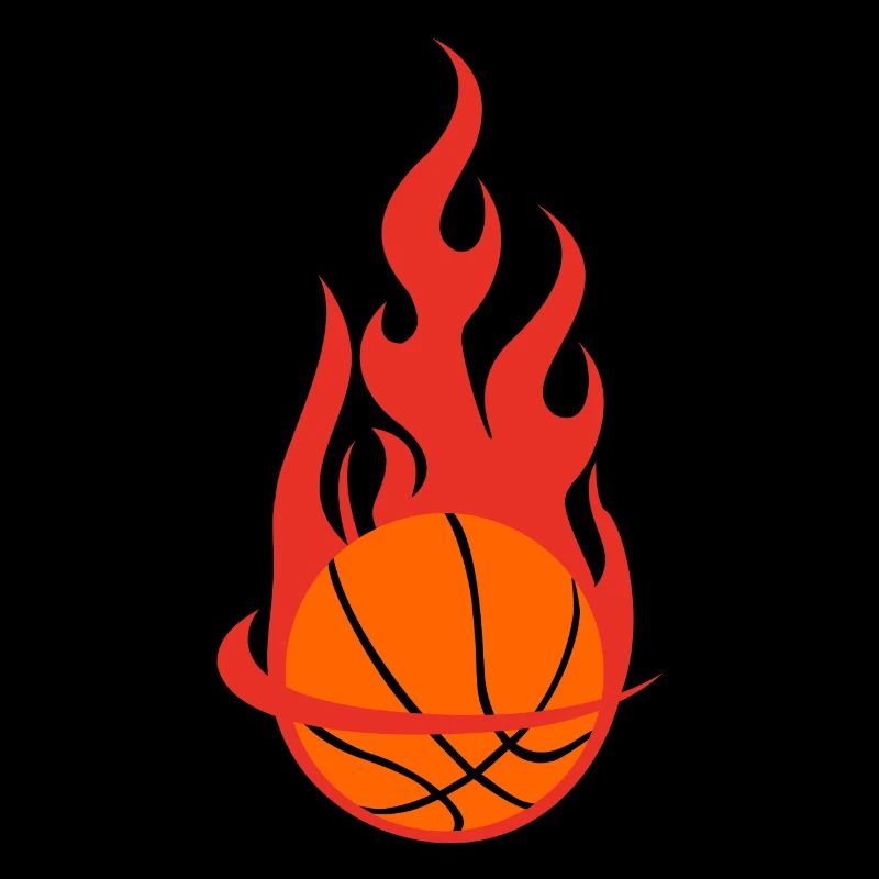 On Fire - Basketball. Gift