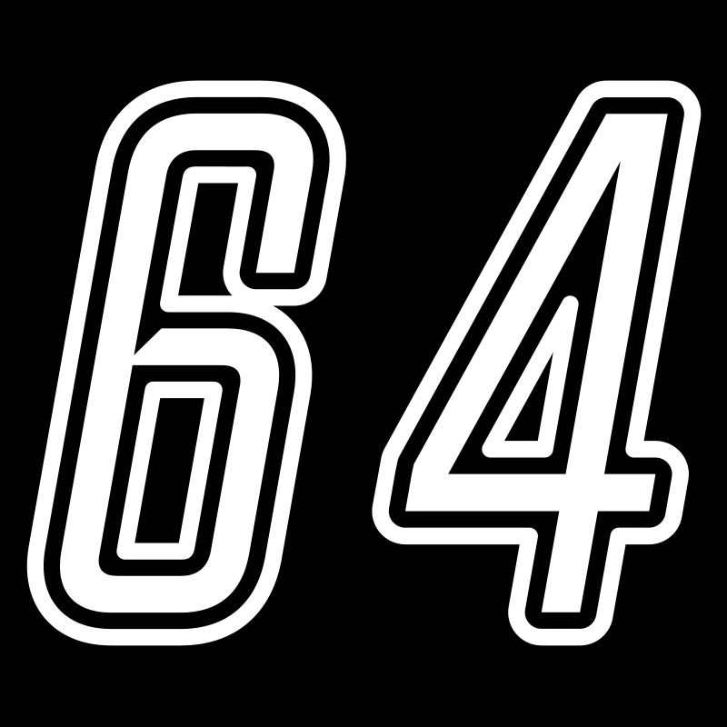 64 Numéro de numéro