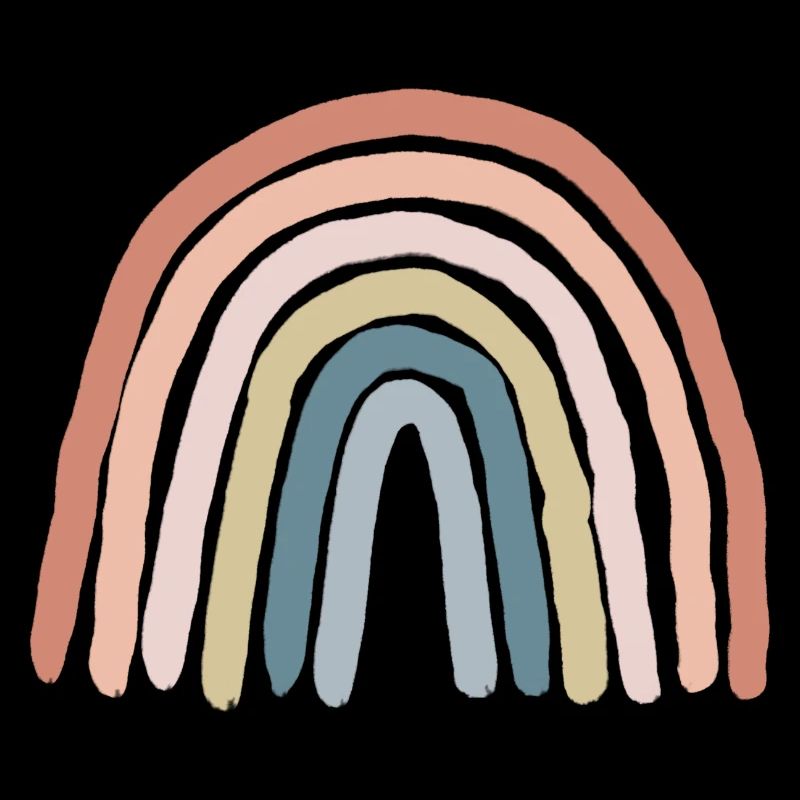 Regenbogen pastell