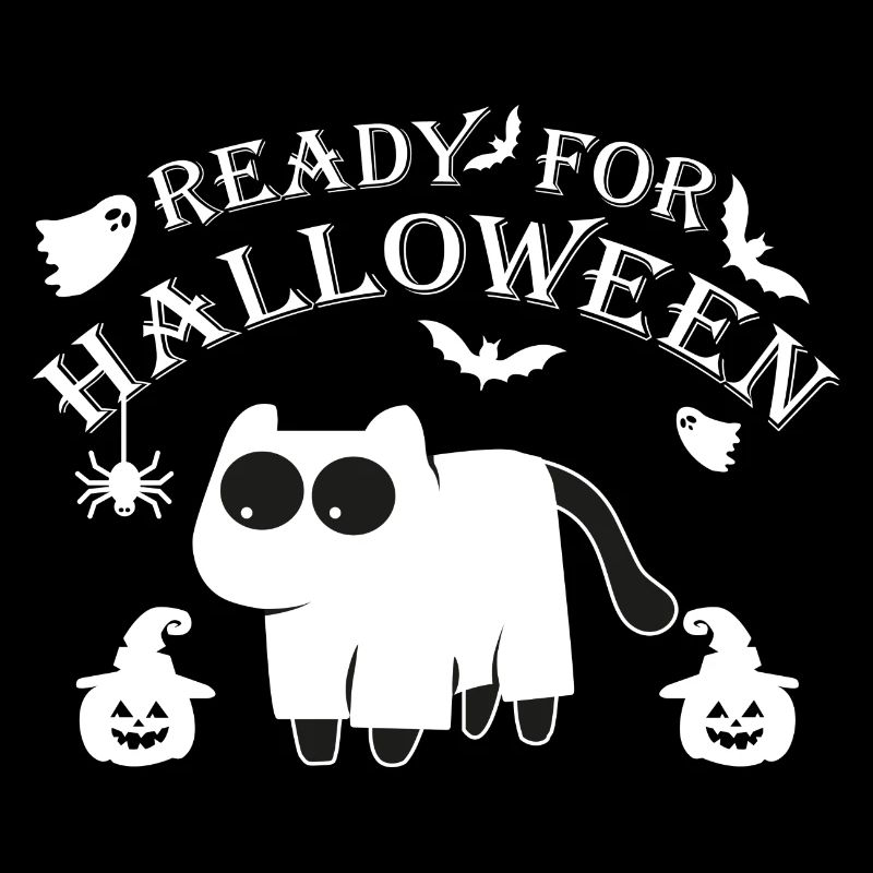 Halloween Cat Katze Spruch Geschenk Kostüm