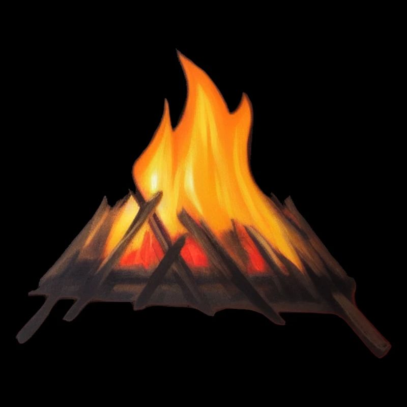 Campfire Camping Nature Forest Fire Outside Tent 2