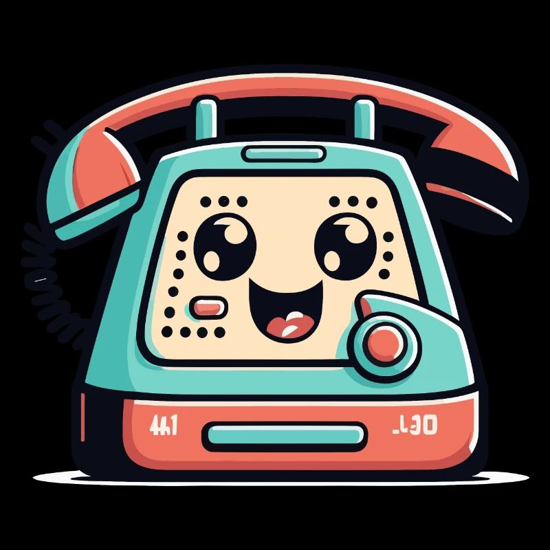 Wählscheibentelefon Retro