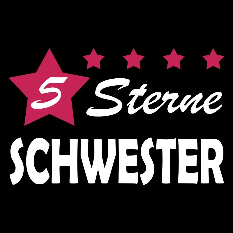5 Sterne Schwester Geschenk Idee beste Schwester