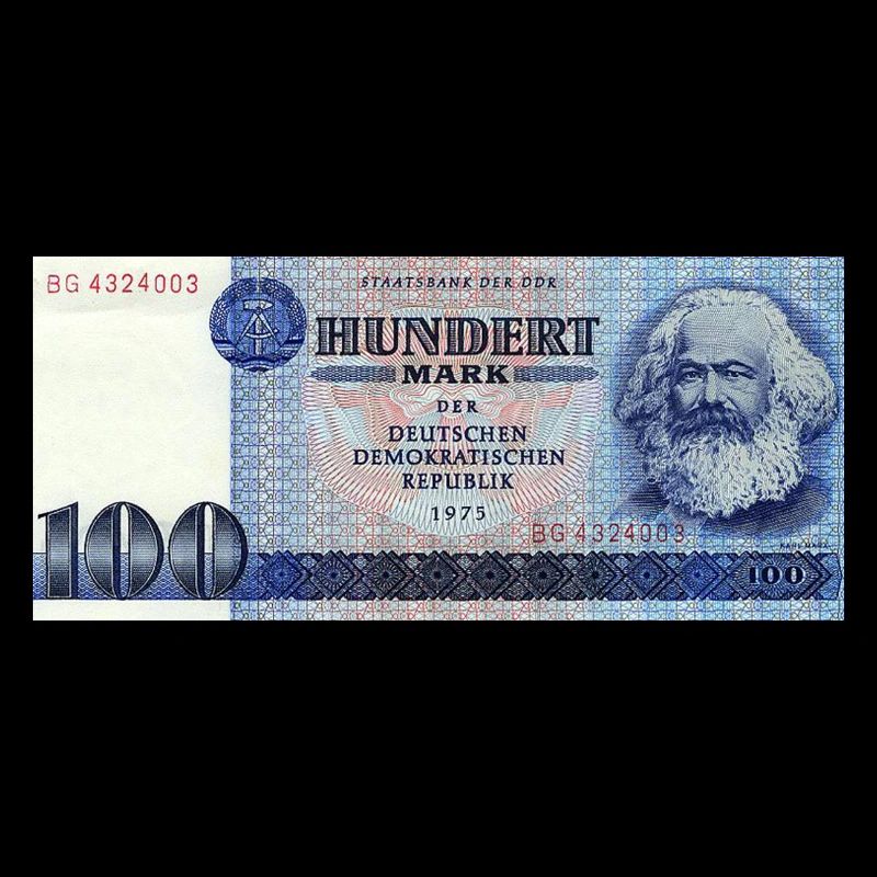 100 marks de la RDA