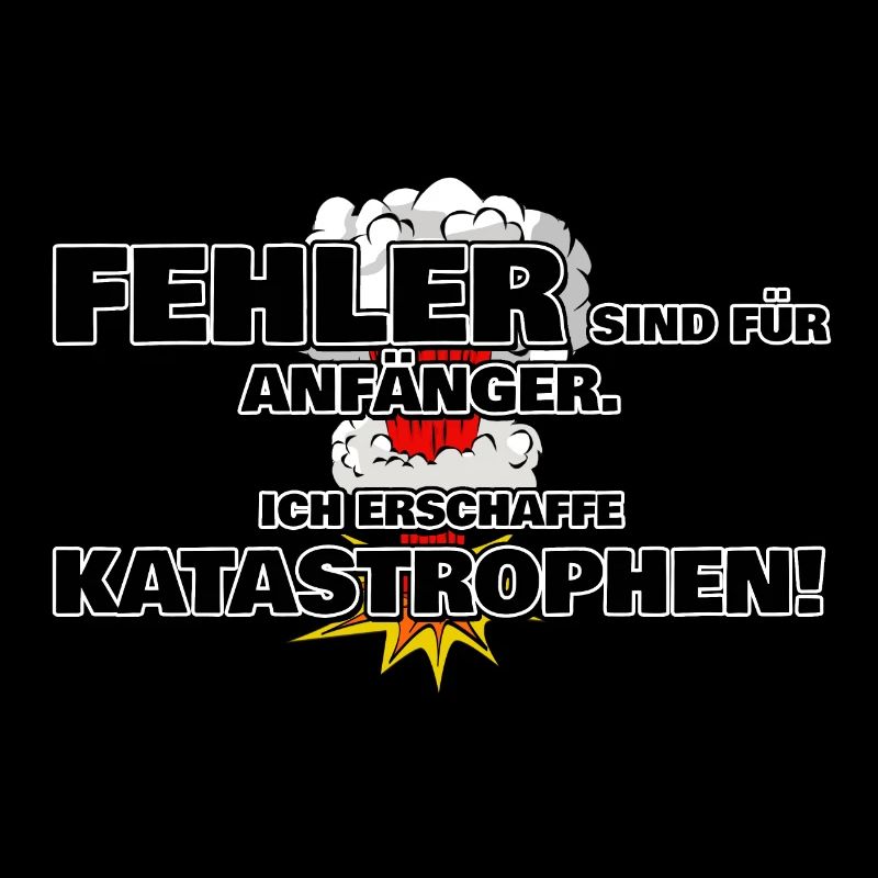 Mistakes are for beginners create disasters