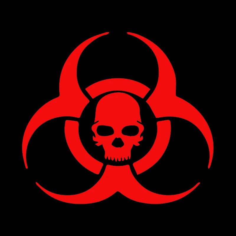 Biohazard Skull Icon