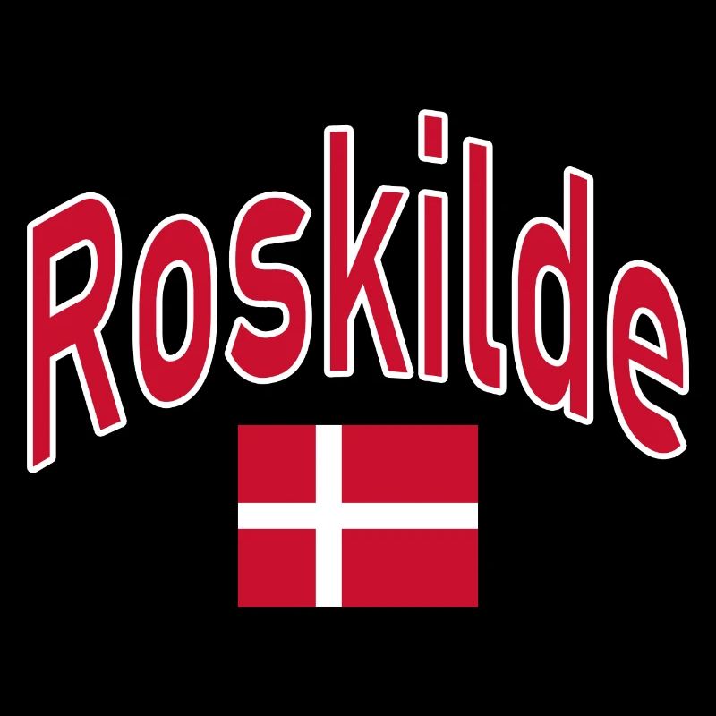 Drapeau de Roskilde Danemark