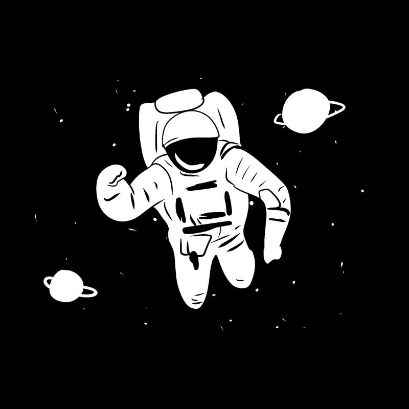 astronaute étoile planète planète espace