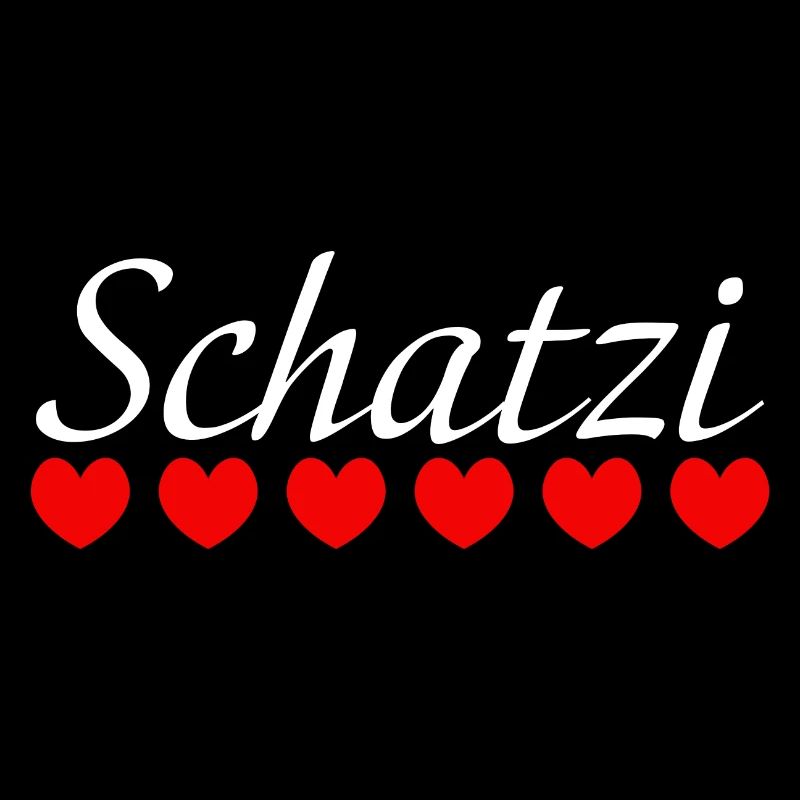 Herzchen Schatzi white