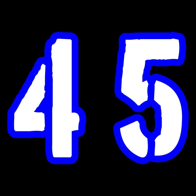 Symbole de chiffre 45