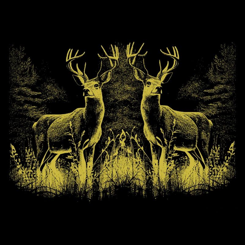 Hirsch Hirsche Wild Rotwild Rehbock