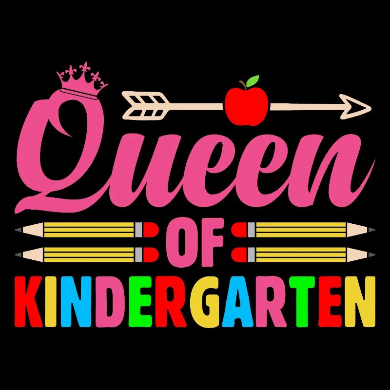 Königin der Kindergärtner Lehrer Schüler