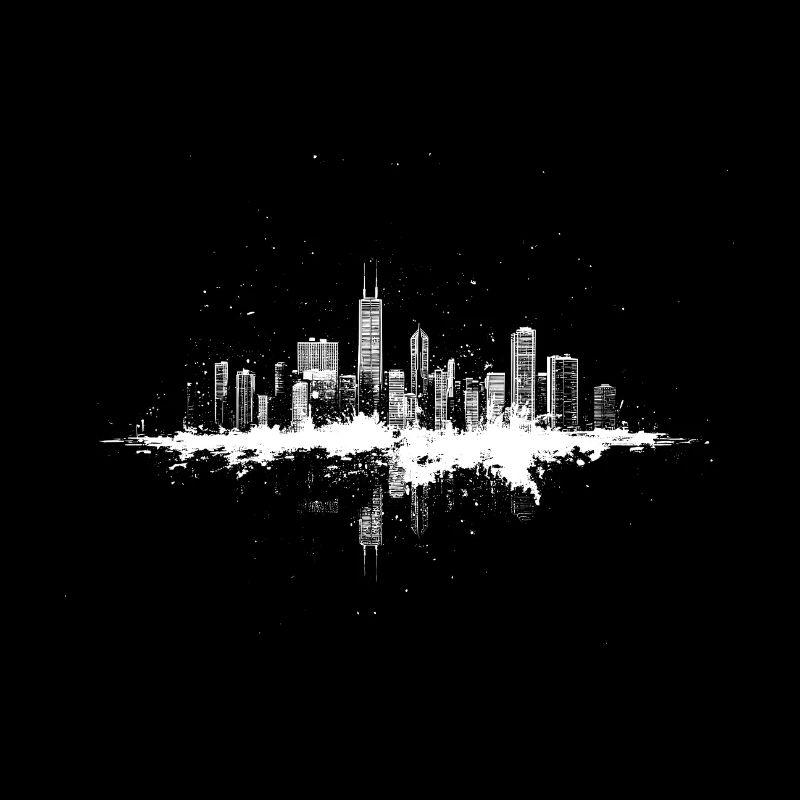Chicago Skyline Silhouette
