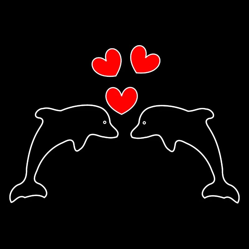 Dolphins in love