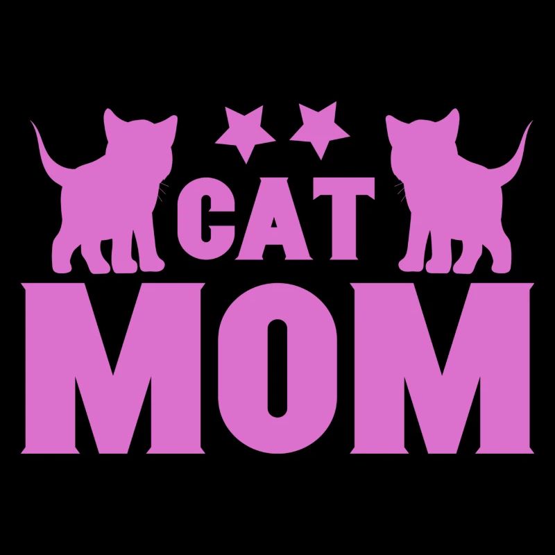Katzen Mama Katzen Oma Großmutter Mutter Mom Katze