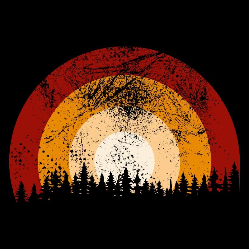 Retro Landschaft