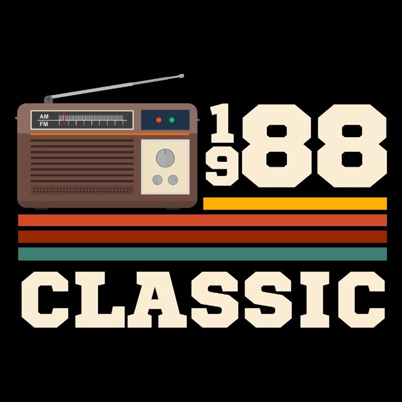 Anniversary 1988 retro classic