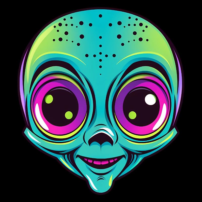 Mignon extraterrestre d’Halloween