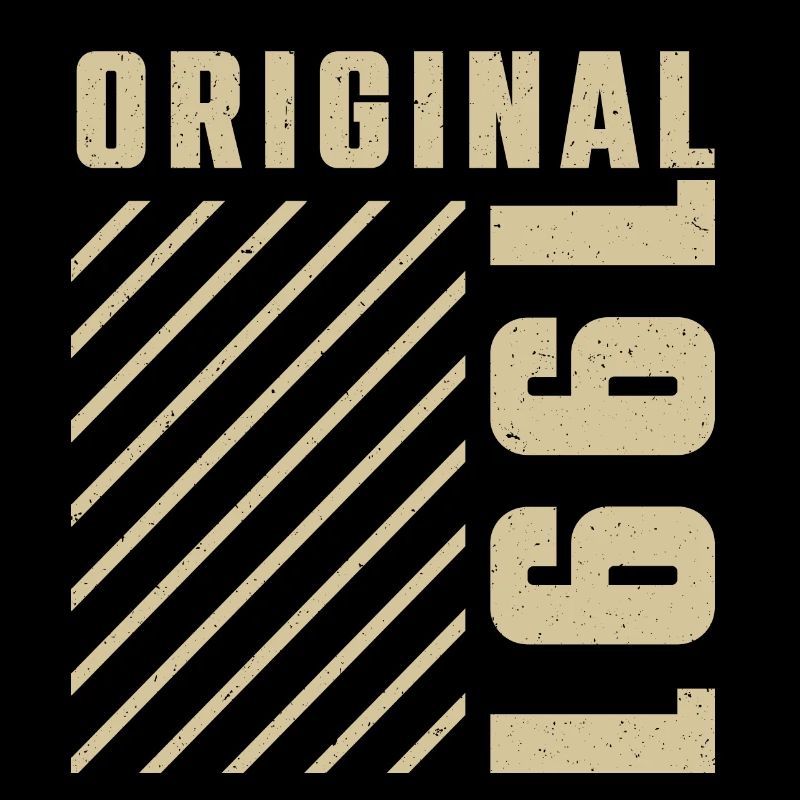 Original 1991 Authentic 1991 Vintage Bursdag