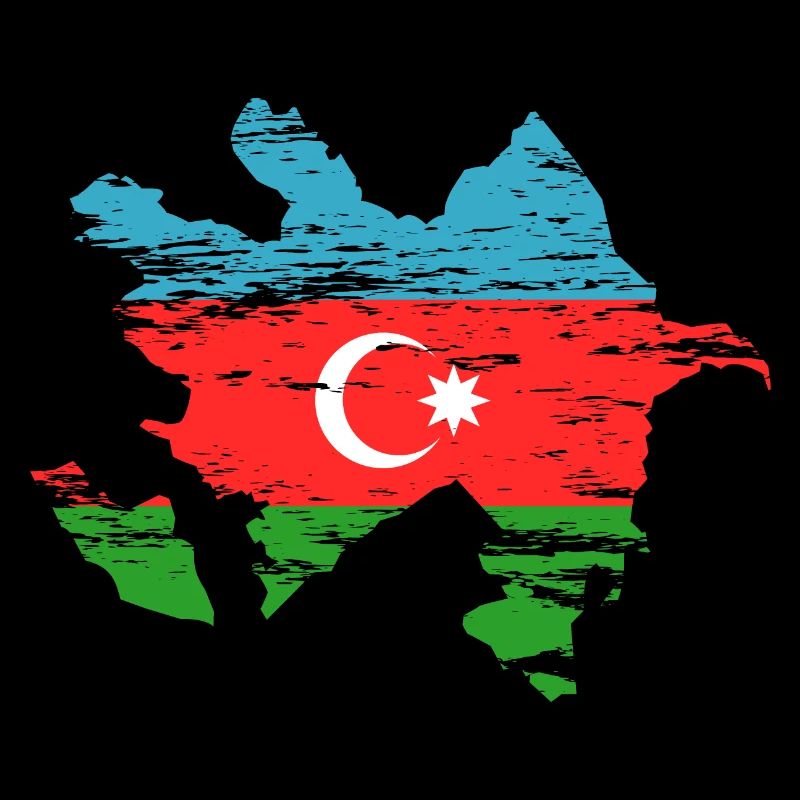 Azerbaijan map used