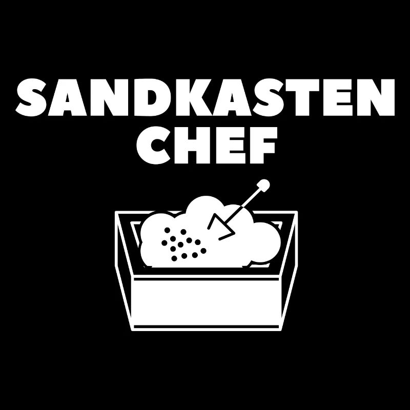 Sandkasten Chef Geschenkidee