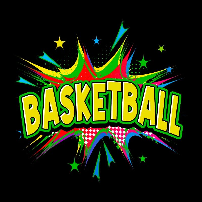 Basketball Pop Art Comic Art Joueurs de basket-ball