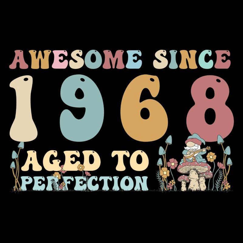 Super seit 1968 - 55. Geburtstag - 2023 Groovy