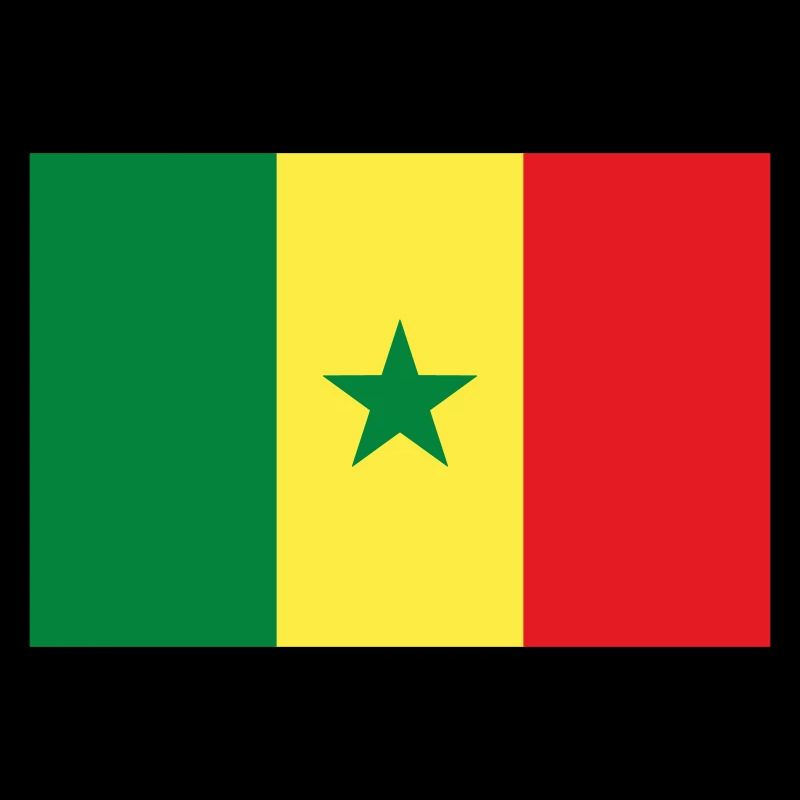 Drapeau Sénégal / Flagge von Senegal
