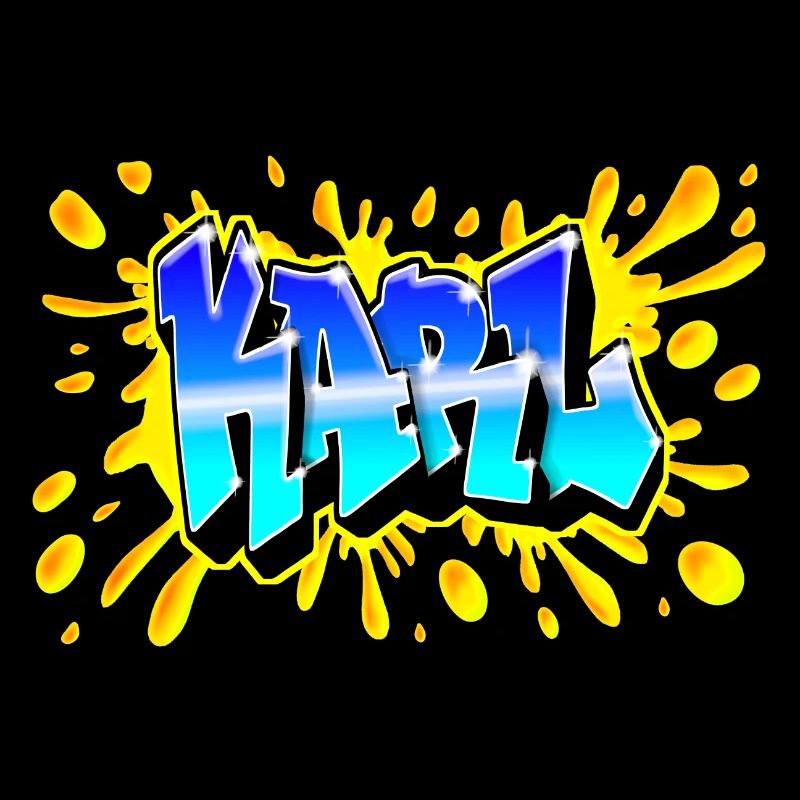KARL SPLASH YELLOW GRAFFITI