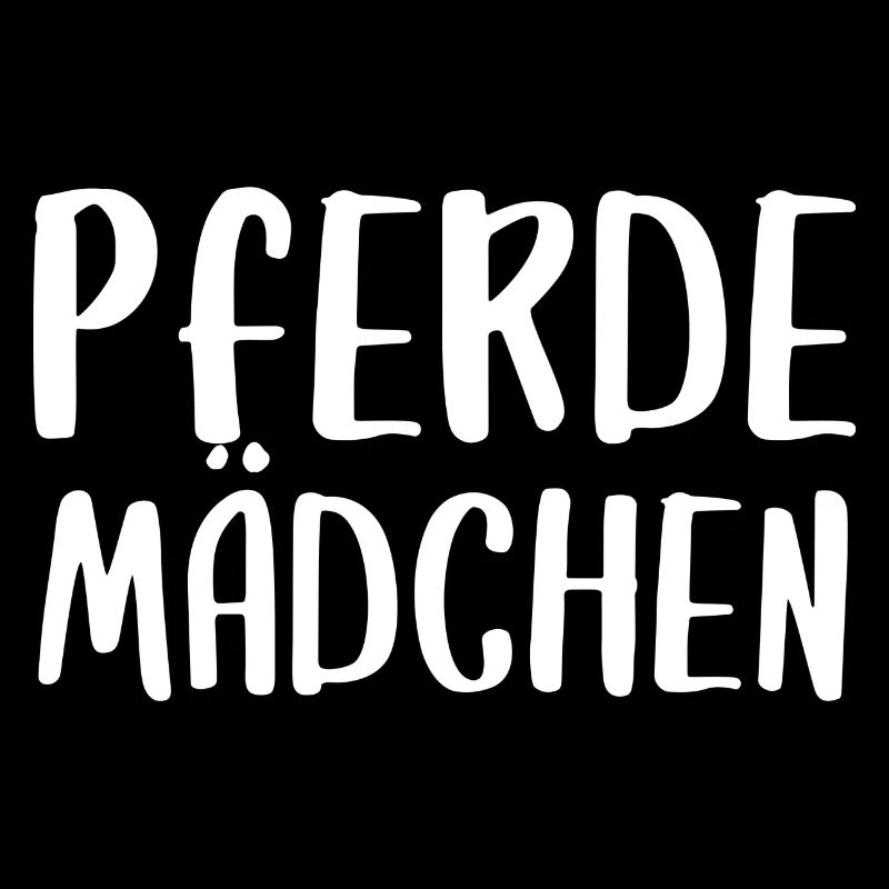 Pferdemädchen Pferd Mädchen Kinder Schrift