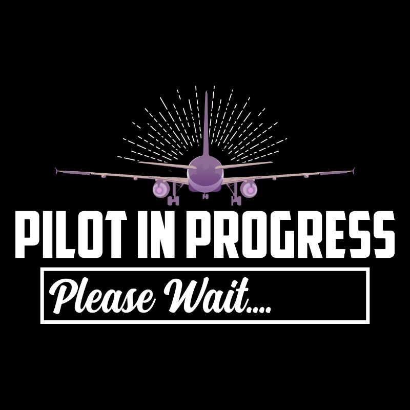 Pilot In Progress Please Wait.... Airline Aviation