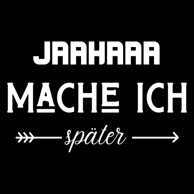 mache ich später
