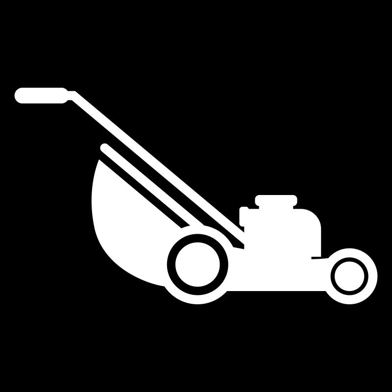 Symbole de l’icône de tondeuse à gazon