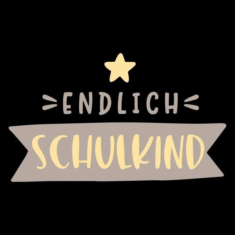 endlich Schulkind mit Stern
