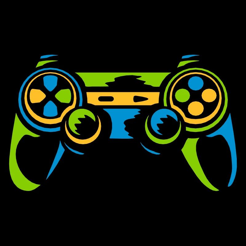 Colorful Controller Retro Console