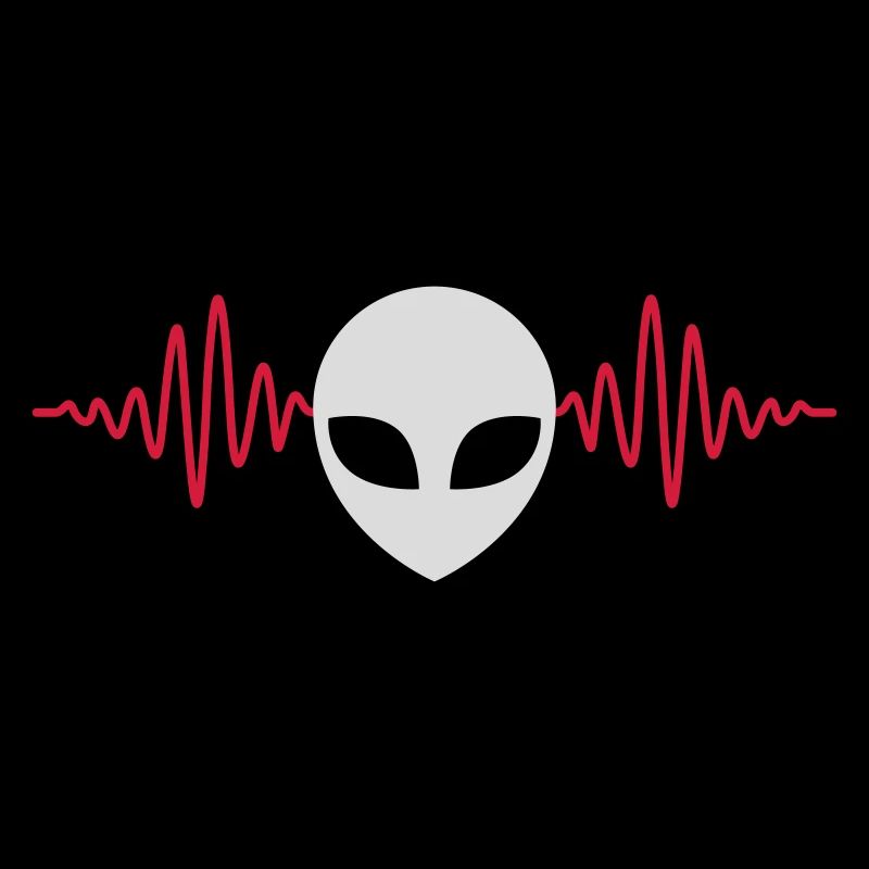 Puls Alien Kopf Herzschlag