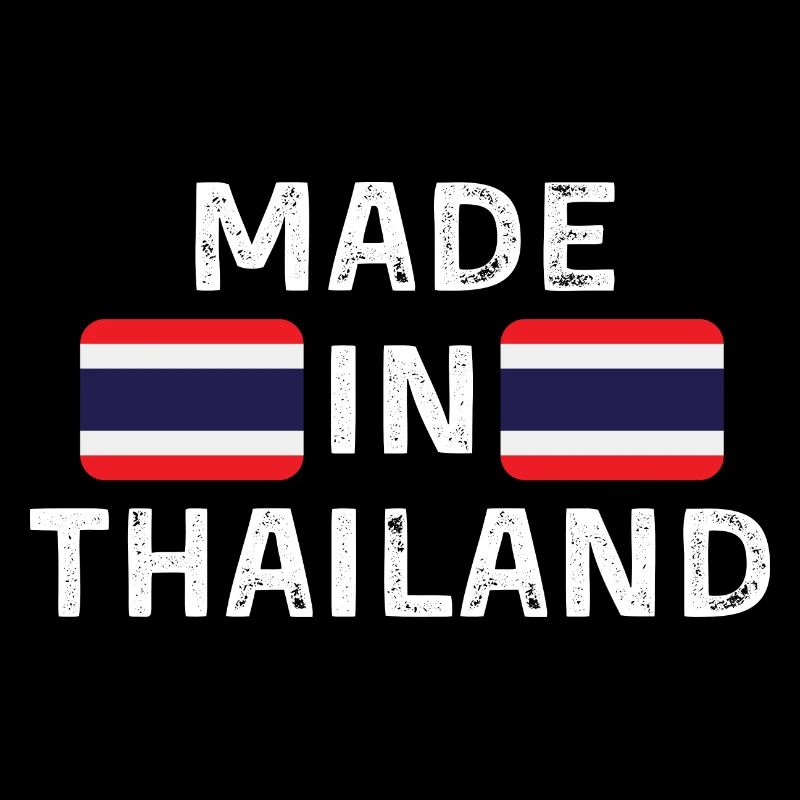 Fabriqué en Thaïlande - Drapeau thaïlandais