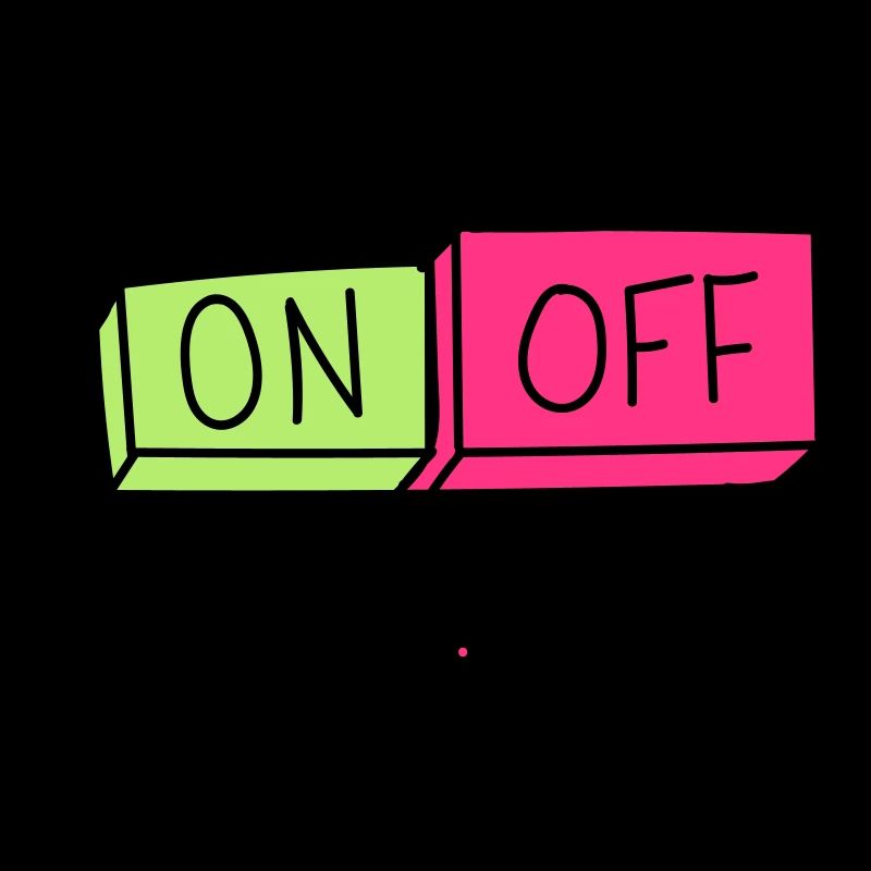 on und off button