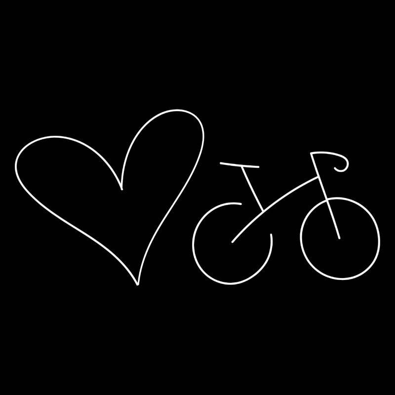 Fahrrad und Herz
